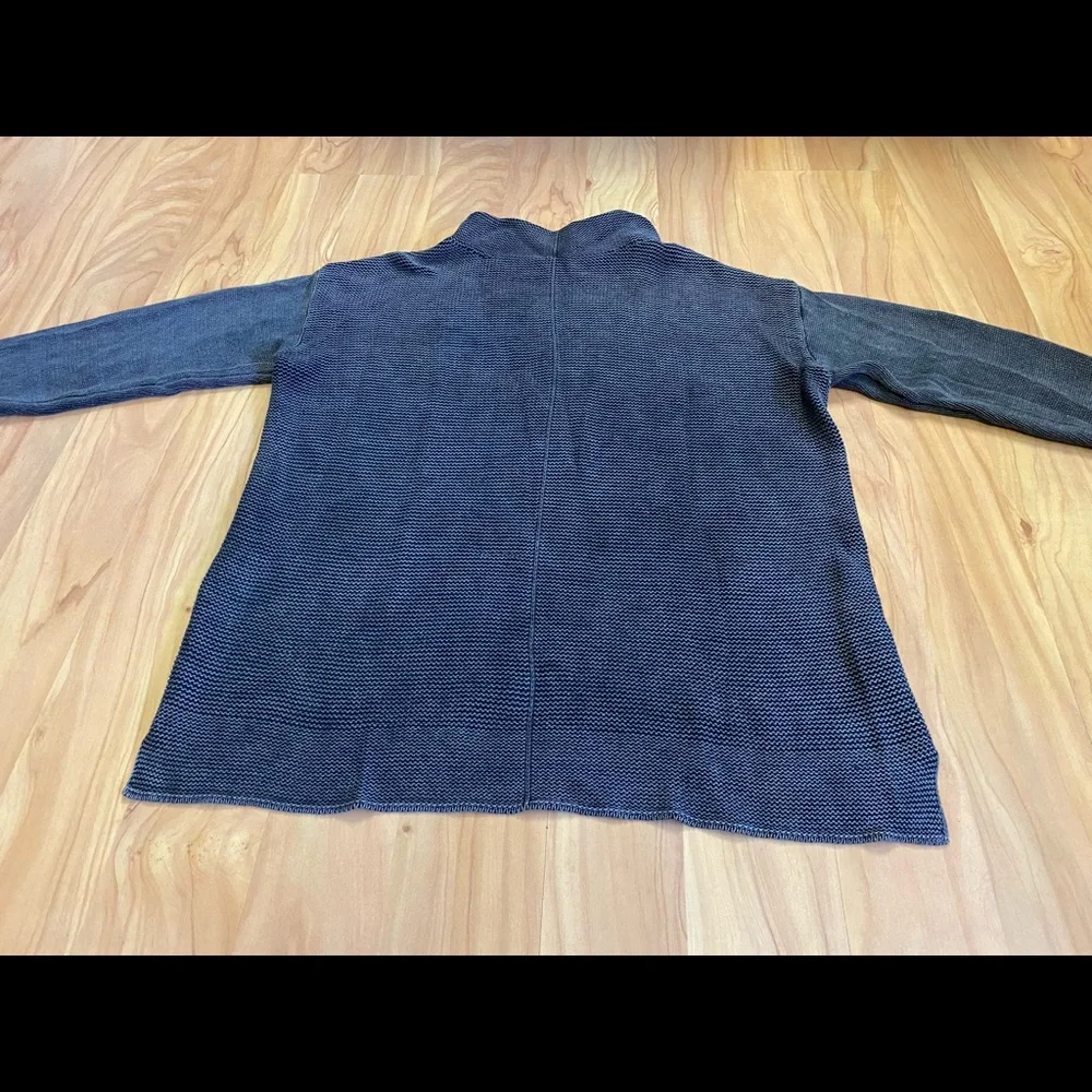 Women’s Carbon 2 Cobalt Grey Knit Pullover Sweater M - Picture 8 of 14